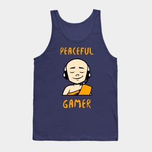 Peaceful Gamer Monk Tank Top